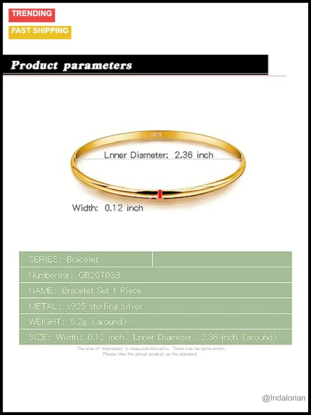 925 Sterling Silver Stackable Bangle Bracelet Minimalist Women's Jewelry